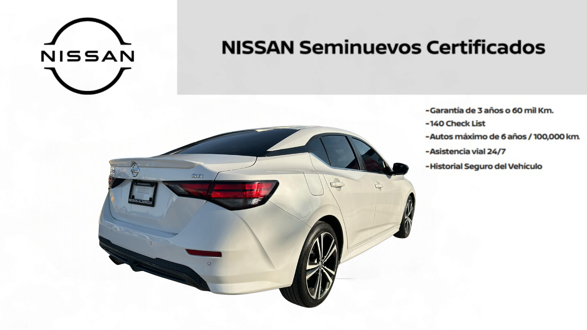 2023 Nissan SENTRA 4 PTS SR CVT AAC ASTOS DEPORTIVOS BOSE QC F LED RA-18