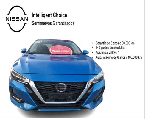 2020 Nissan SENTRA 4 PTS EXCLUSIVE CVT AAC AUT PIEL QC F LED RA-17 in Coah, Coahuila de Zaragoza, México - Grupo Alameda