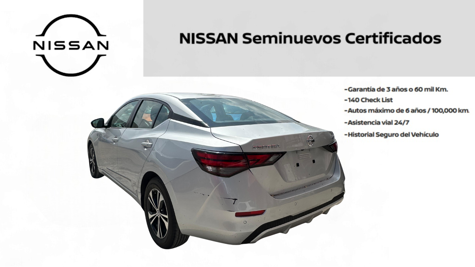 2023 Nissan SENTRA 4 PTS ADVANCE CVT AAC F NIEBLA RA-16