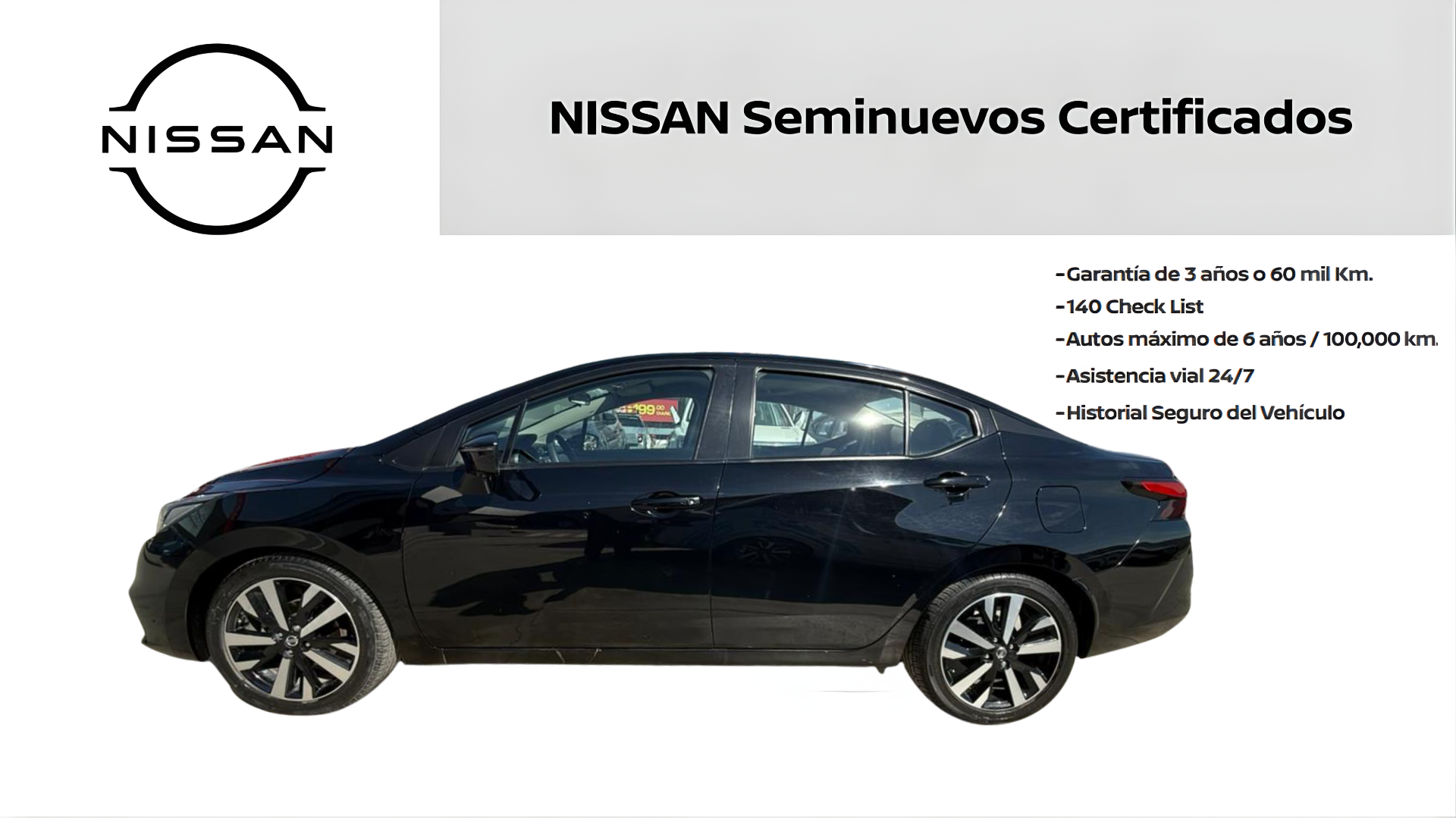 2022 Nissan VERSA 4 PTS PLATINUM CVT AAC AUT VE PIEL GPS F LED RA-17