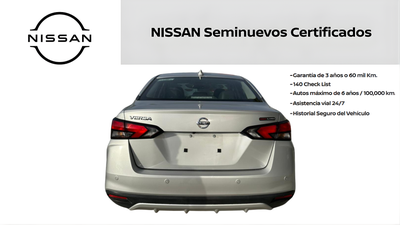 2022 Nissan VERSA 4 PTS EXCLUSIVE CVT AAC AUT VE PIEL GPS F NIEBLA RA-17