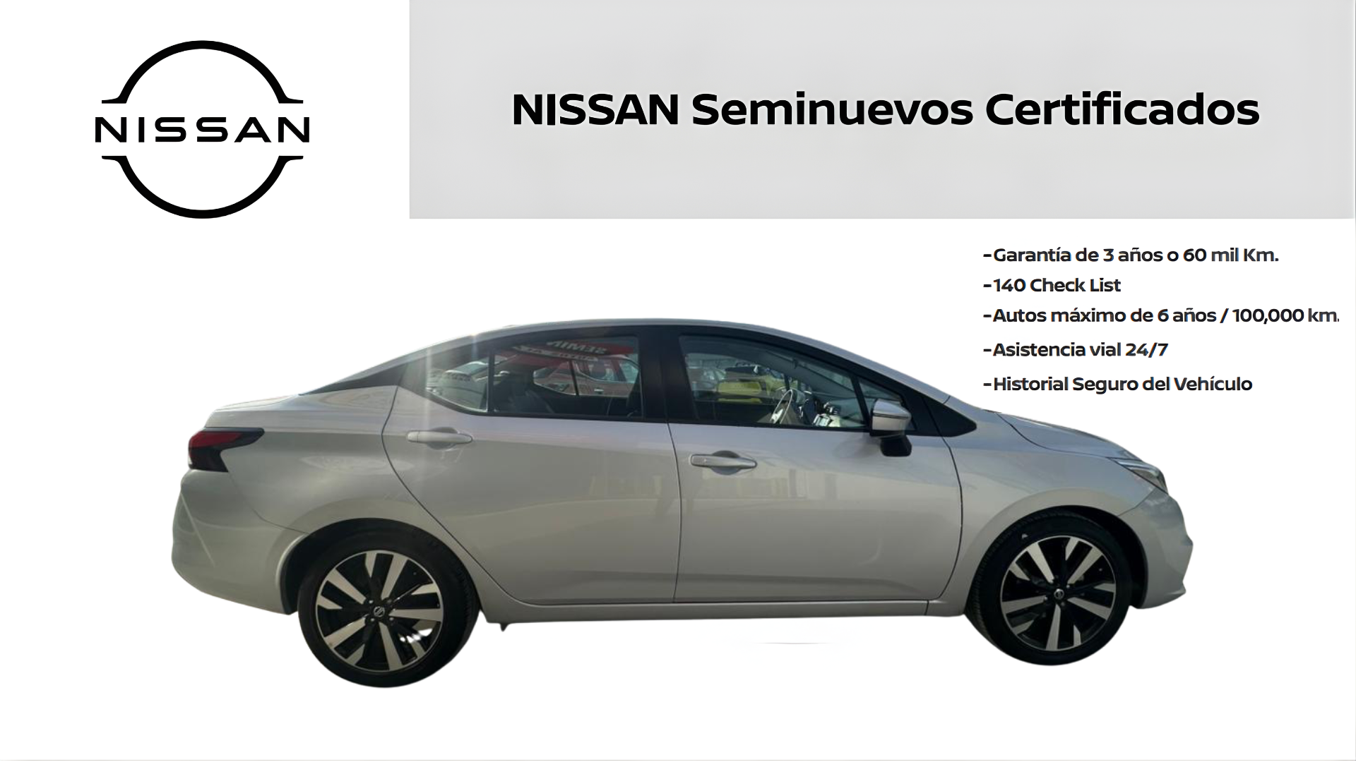 2022 Nissan VERSA 4 PTS EXCLUSIVE CVT AAC AUT VE PIEL GPS F NIEBLA RA-17