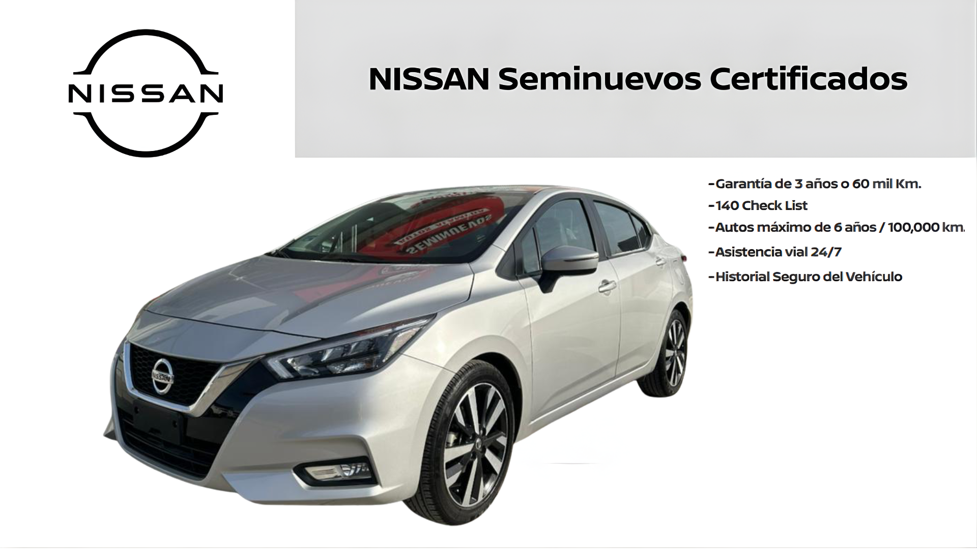 2022 Nissan VERSA 4 PTS EXCLUSIVE CVT AAC AUT VE PIEL GPS F NIEBLA RA-17