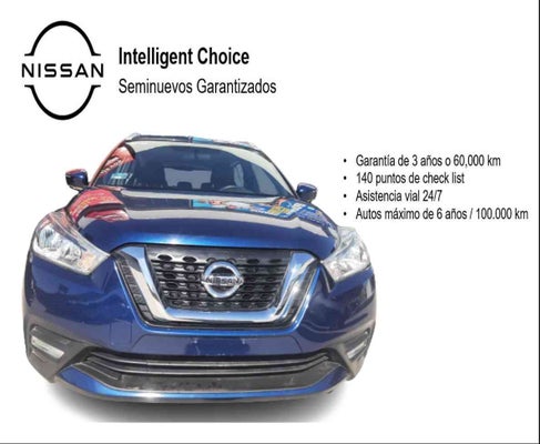 2020 Nissan KICKS 5 PTS EXCLUSIVE 16L TA AAC AUT PIEL VE GPS RA-17 in Coah, Coahuila de Zaragoza, México - Grupo Alameda