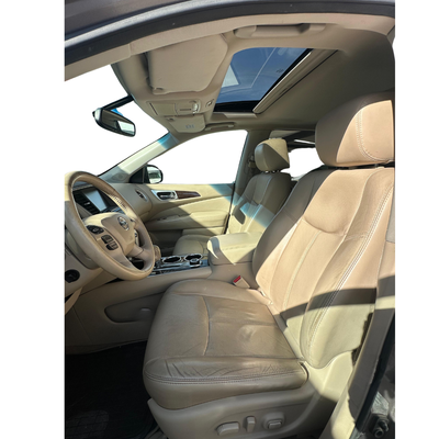 2014 Nissan PATHFINDER 5 PTS EXCLUSIVE CVT PIEL QCP BOSE DVD TABL MADERA GPS RA-20