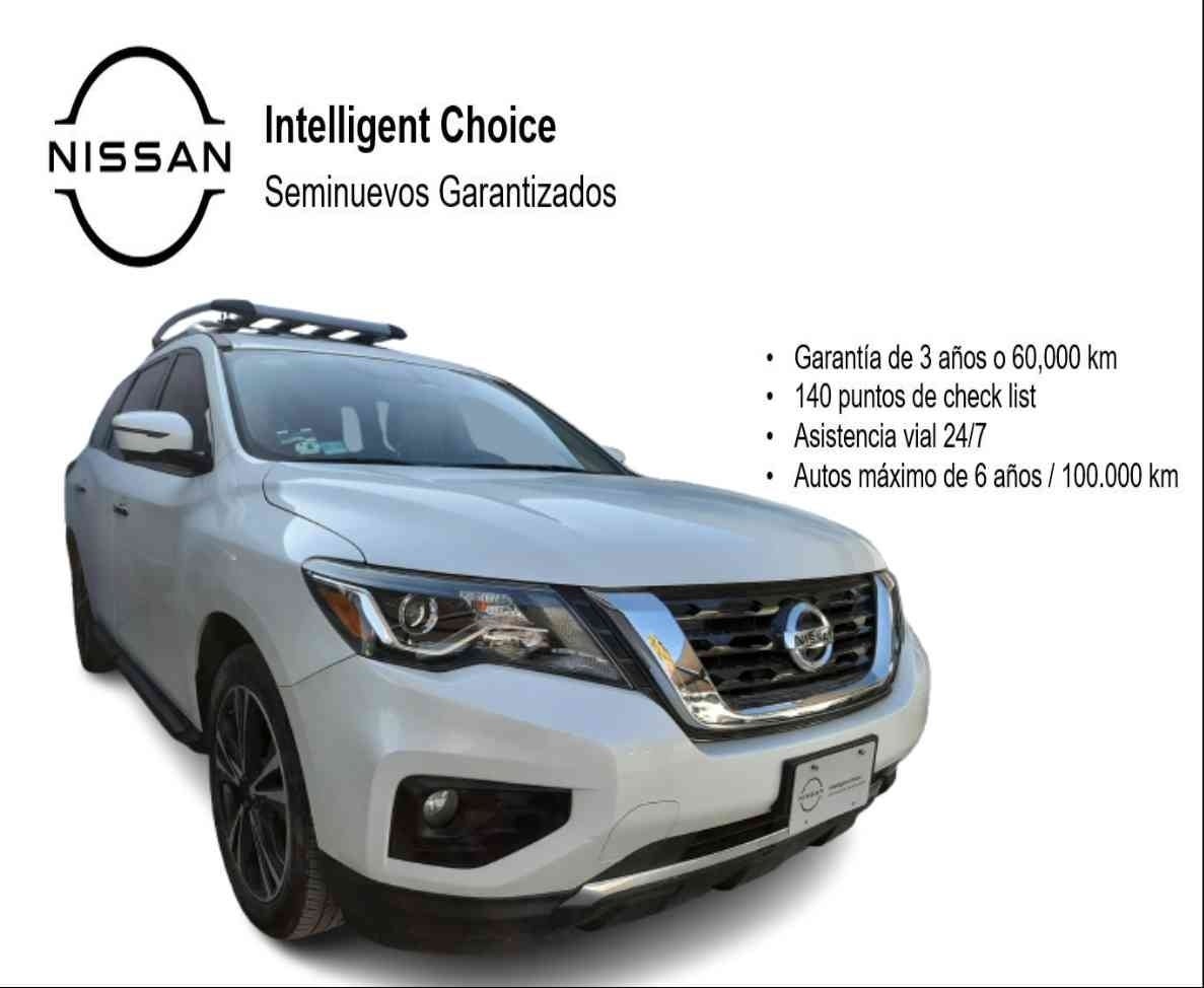 2019 Nissan PATHFINDER 5 PTS EXCLUSIVE CVT PIEL QCP GPS FLED RA-20