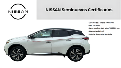 2019 Nissan MURANO 5 PTS EXCLUSIVE CVT GPS PIEL QC RA-20 4X4