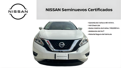 2019 Nissan MURANO 5 PTS EXCLUSIVE CVT GPS PIEL QC RA-20 4X4