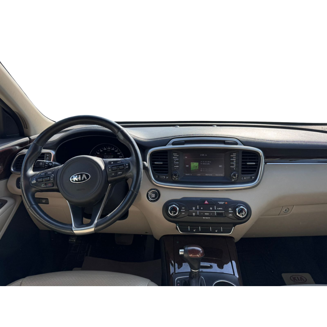 2017 Kia SORENTO 5 PTS EX PACK V6 TA AAC PIEL QCP GPS 7 PAS RA-18
