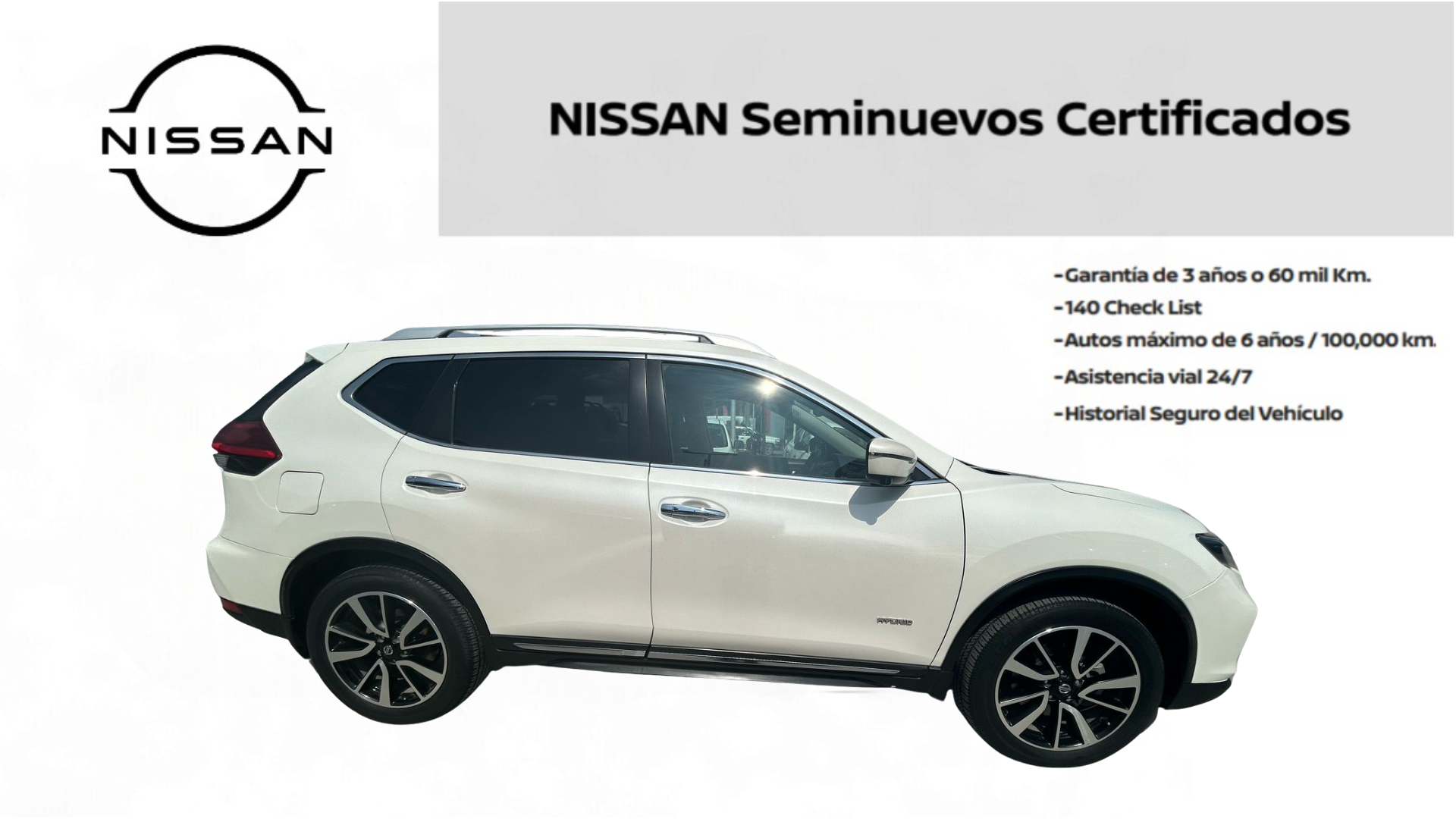2019 Nissan X-TRAIL 5 PTS HIBRIDO CVT PIEL CD GPS 5 PAS RA-19